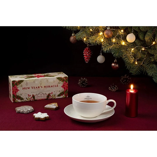 Чай Ahmad Tea Новогоднее чудо, ассорт, пак в конв, 3вкуса, 30пак (N078) НГ