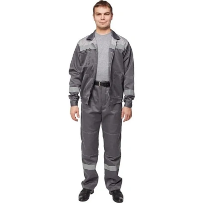 Костюм летний муж. л22-КБР т.сер./св.сер (р.64-66) 194-200 (Арсенал-СП)