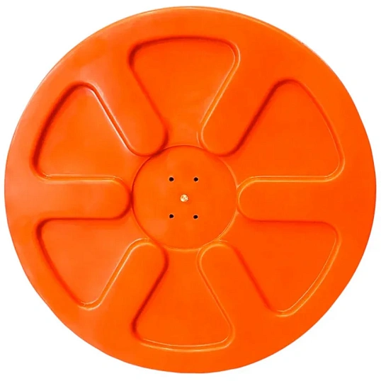 Зеркало дорожное сферическое светоотражающее Turbosky 1000 мм с козырьком