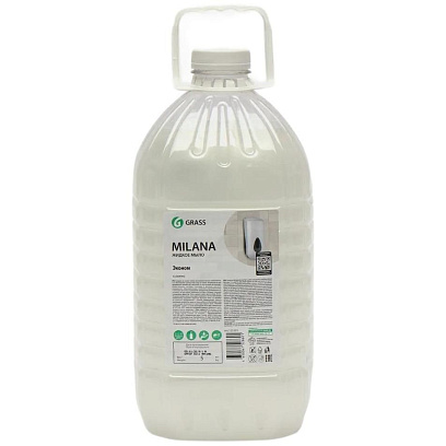 Мыло жидкое ПРОФ пенное Grass/MILANA жидкое мыло эконом ПЭТ, 5л_ТБ