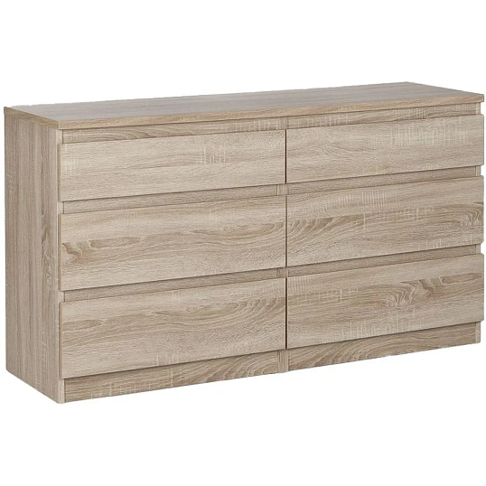 Комод ШС_Кастор 6 ящиков дуб сонома