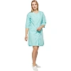 Халат для медицинского персонала жен. М20 ХЛ морская волна(р44-46) 158-164