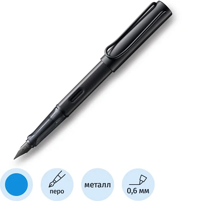 Ручка перьевая LAMY 071 al-star, Черный, F, 4000525