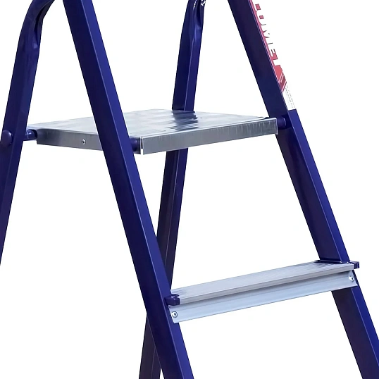Стремянка Алюмет стальная окрашенная с алюминиевыми ступенями  6 ст. М8406