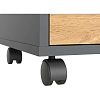 Тумба мобильная К-Loft 241T003 дуб натур./графит
