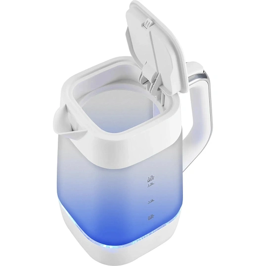 Чайник Vitek VT-WK1058 1.7л. 2200Вт белый корп.:стекло/пластик