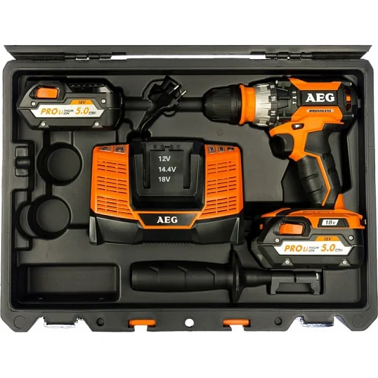 Дрель-шуруповерт бесщеточная аккумуляторная AEG BSB18CBLLI-502C 4935459396