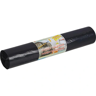 Пленка укрывная рукав ПВД 35мкм, 1,8х50м черная, 2сорт,толщ. рукава 70 мкм