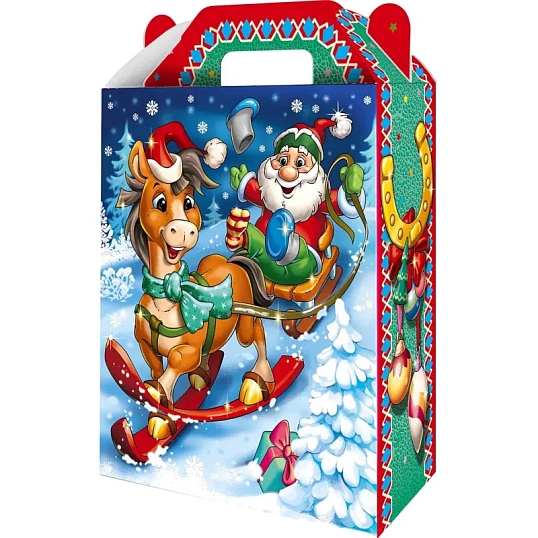 Новогодний сладкий подарок 'Зимние забавы' 1000 грамм, А25126