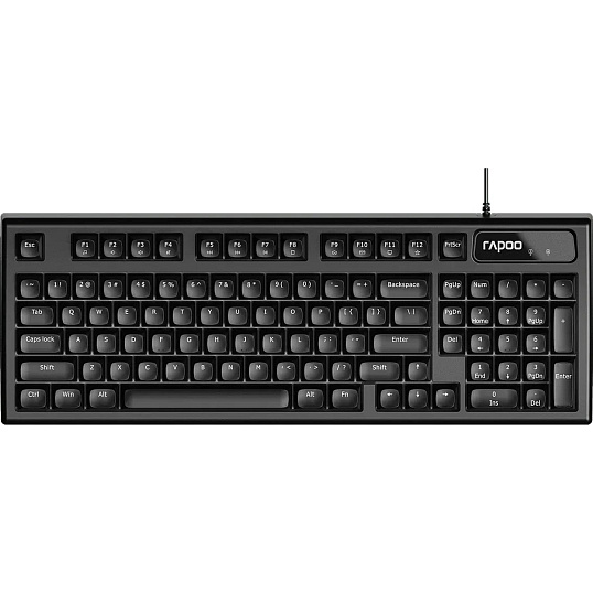 Клавиатура RAPOO проводная NK2800, цвет - черный