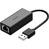 Сетевой адаптер UGREEN CR110 (20254) USB2.0 to RJ45 10/100Mbps черный