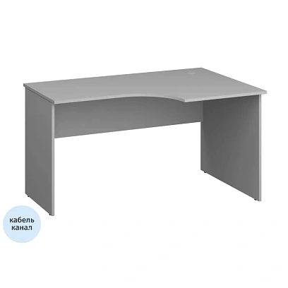 Стол SP Бюджет правый 2365.030 (402663) 1360х900/600х740 Серый