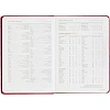 Ежедневник недатированный A5 PRESTIGE красный, 160л 3-352/04