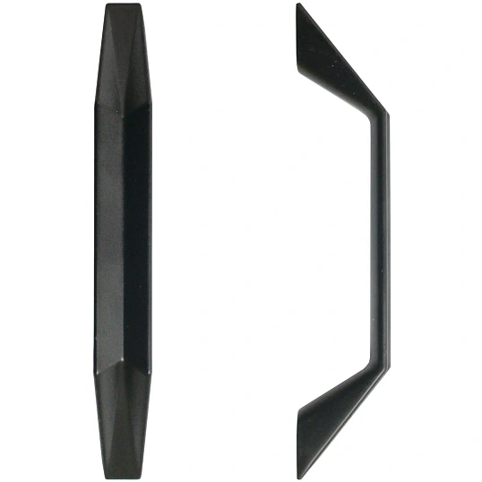 Ручка УЗК_скоба меб.StahlBuro A109-96 (16619) BL матовый черный 2шт/уп