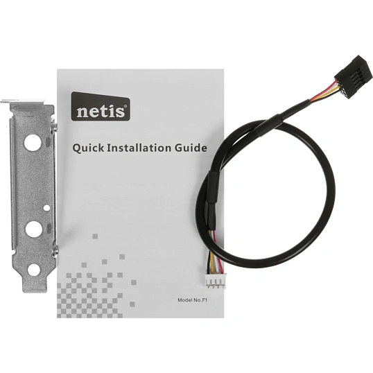 Сетевой адаптер WiFi Netis F1 AX3000 PCI Express + Bluetooth 5.2