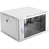 Шкаф настенный телеком. ЦМО разб. 6U (600х520) дверь стекло (ШРН-Э-6.500)