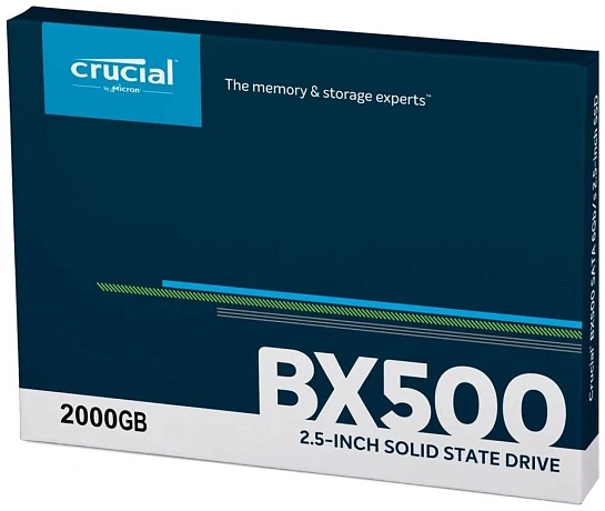 SSD накопитель Crucial BX500 2TB 2.5 Client SATA(CT2000BX500SSD1)