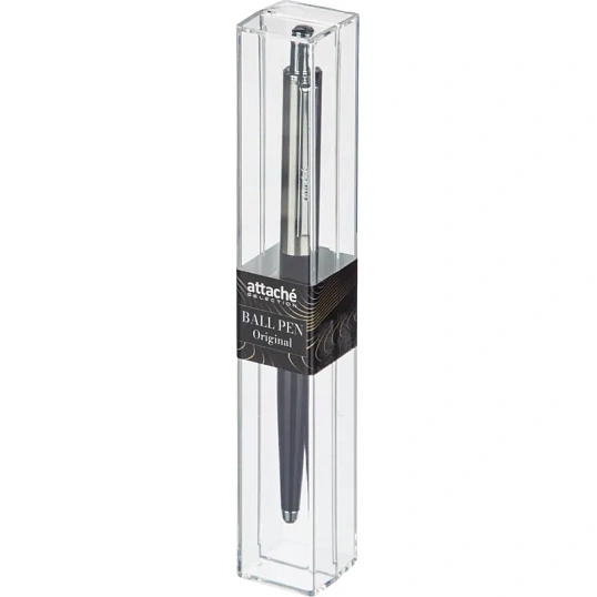 Ручка шариковая автоматическая Attache Selection Original 0,5корп син синяя