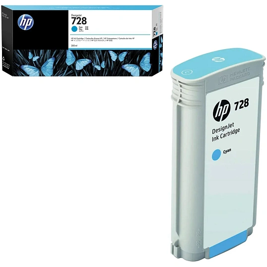 Картридж струйный HP 728 F9K17A гол. 300мл для DJ T730/T830