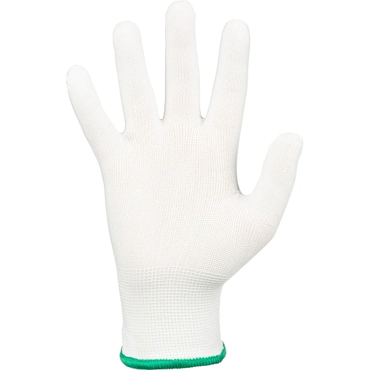 Перчатки нейлон защитные Gward  NP1001 размер 8,M белые (12 пар/уп)