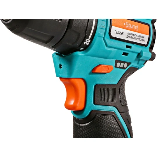 Дрель-шуруповерт акк.б/щ Sturm!,12В,1BatterySystem12V,35Нм CD1235