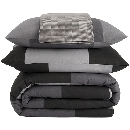 Постельное белье 2сп Макси  Бязь (нав.70х70-2шт),Gray cage