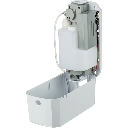 Дозатор для жидкого мыла автоматический 1000мл пластик белый M-D12