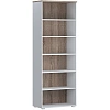Стеллаж Комус Мебель К-Loft 241H003 786х420х2106 дуб сонома темн/белый