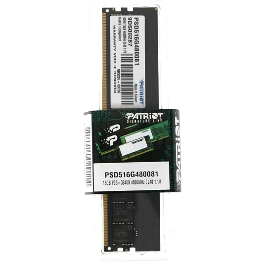 Модуль памяти Patriot DDR5 DIMM 16GB 4800Мгц(PSD516G480081)