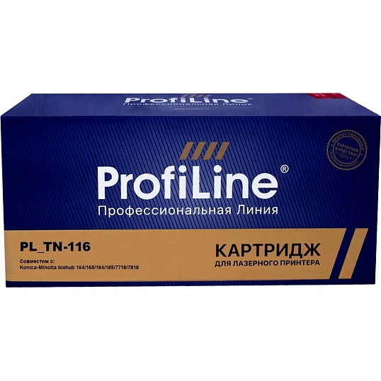 Картридж лазерный ProfiLine TN-116 чер. для Konica Minolta Bizhub 164