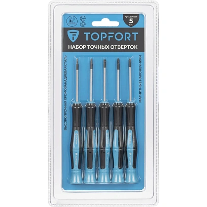 Набор отверток точных 5 шт Topfort (547205)
