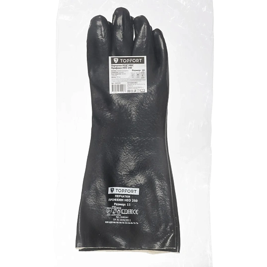 Перчатки TOPFORT от пов. темп. КЩС МБС с неопр. покр. Профхим НЕО250 р. 11