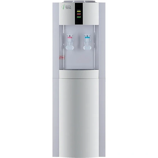 Кулер для воды напольный Ecotronic H1-LF White с холодильником