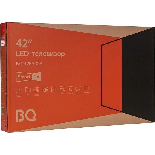 Телевизор BQ 42FS02B, FHD ready, смарт (Android)