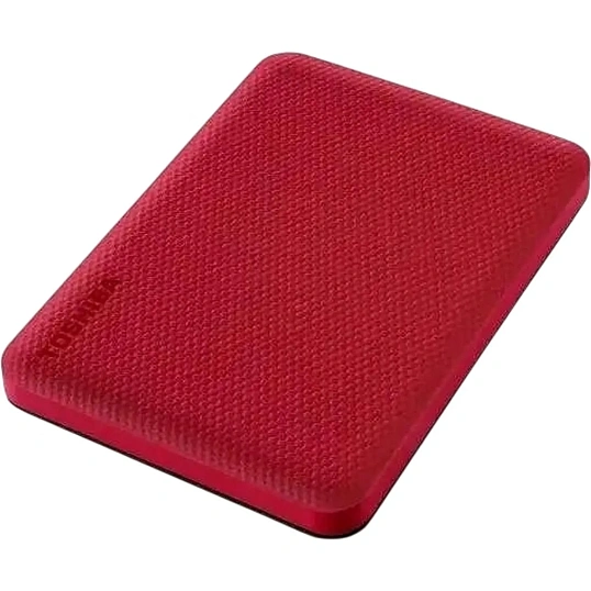 Портативный HDD Toshiba 1TB HDTCA10ER3AA CanvioAdv. 2.5 USB 3.2 Gen1 Красн