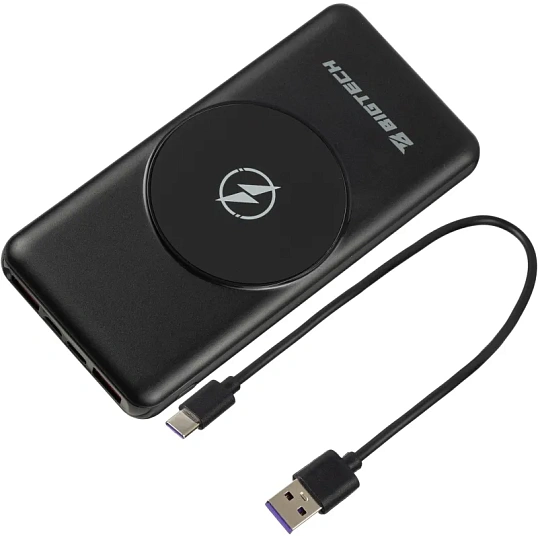Внешний аккумулятор BigTech (BT-PB-10-BL-14) 10000 mAh черный