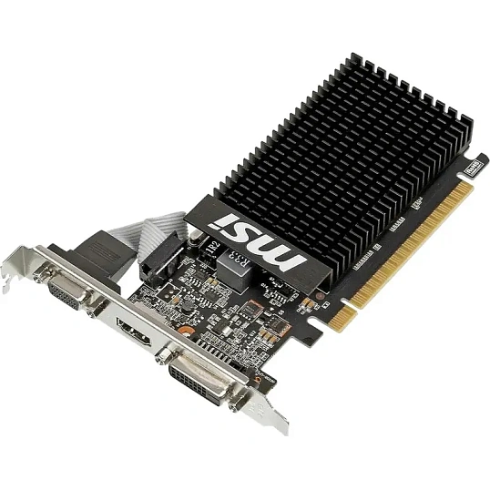 Видеокарта MSI GT 710 2GD3H LP DVIx1 HDMIx1 CRTx1 Low profile