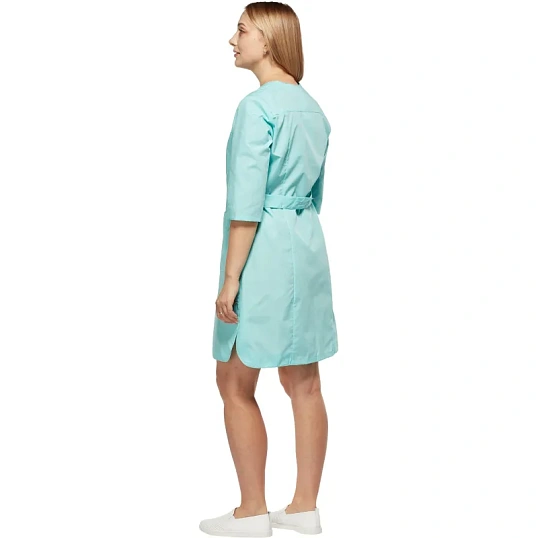 Халат для медицинского персонала жен. М20 ХЛ морская волна(р44-46) 158-164