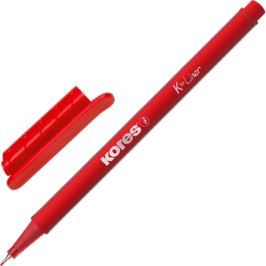 Набор линеров Kores 0,4мм набор из 12цв./уп, пластик, 28112