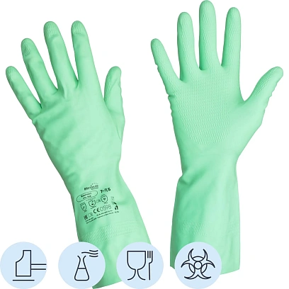 Перчатки защитные латекс Manipula КОНТАКТ (L-F-02/CG-945) р.9-9,5,ПС