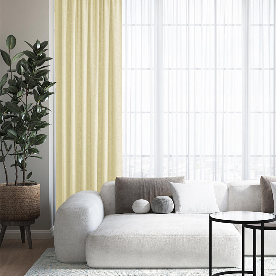 Штора Волшебная Ночь Блэкаут Бархат, Жасмин 200х270, 930765