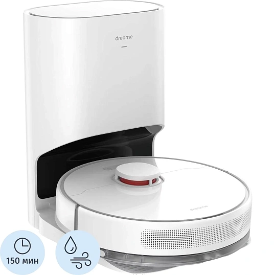 Робот-пылесос Dreame Bot Robot Vacuum and Mop D10 Plus, белый