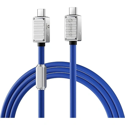 Кабель ORICO USB-C(m)/USB-C(m), 40 Гбит/с, PD 240 Вт, 8K@60Гц, 1 м, синий