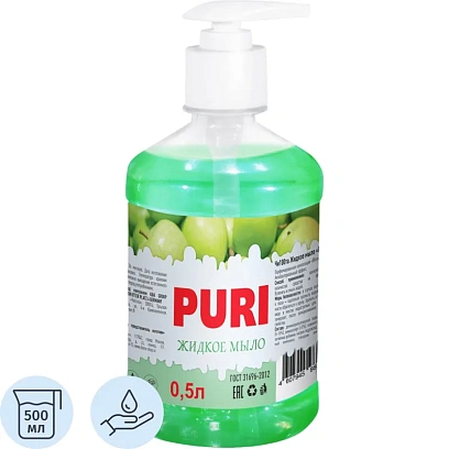 Мыло Жидкое PURI Яблоко 0,5л