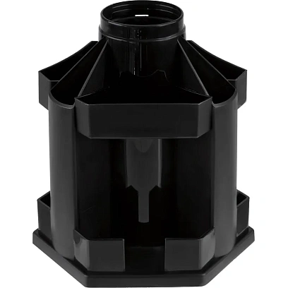 Подставка-органайзер д/канц.мелочей Attache Maxi Desk 10отд вращ-я черная