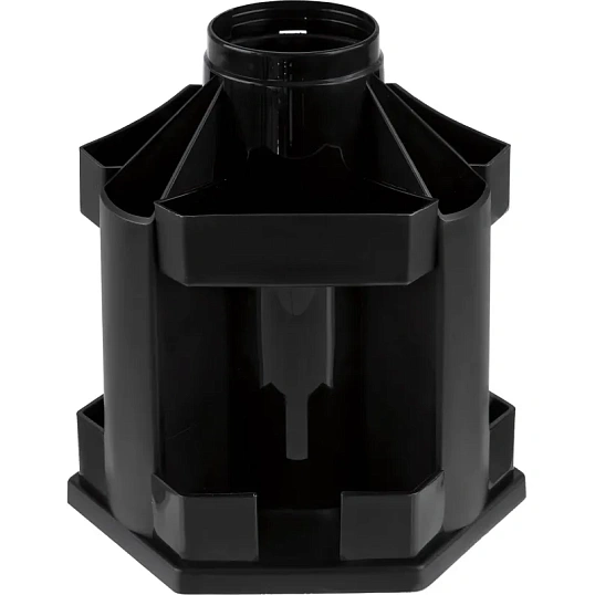 Подставка-органайзер д/канц.мелочей Attache Maxi Desk 10отд вращ-я черная