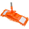 Швабра флаундер 40х10см с насадкой синель длина рукоятки 67-120см HD1027A