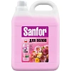 Средство для мытья пола SANFOR Ультра Блеск, Цветочный фреш, 5 л