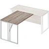 Брифинг Комус Мебель К-Loft Director 241B001 1200х800х752 сонома темн/белый