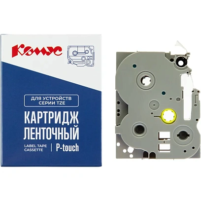 Картридж Комус TZE-561(Brother TZE-561 черный на синем ,36мм/8м)